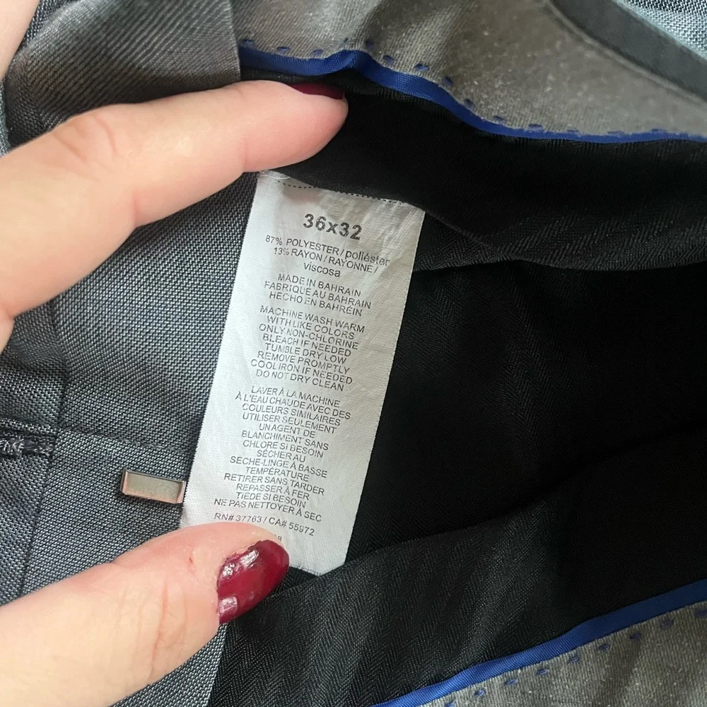 Axist Men's Light Gray Dress Pants